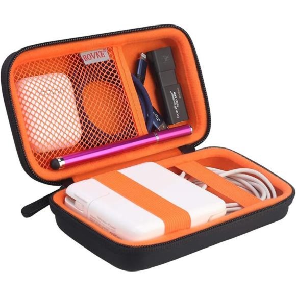 Hard Travel Case for MacBook Air Pro Power Adapter Apple MagSafe 2 USB-C Charger - Picture 1 of 6